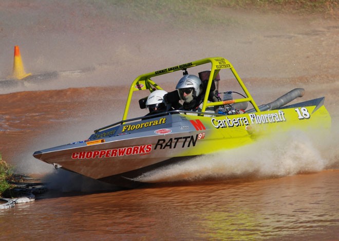 Stanley Griffith - Stunning V8 Superboat final set for Temora © Sean Henshelwood